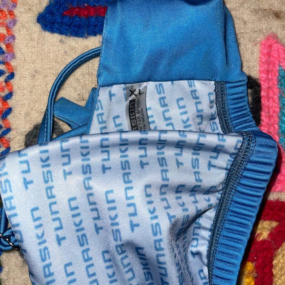 Vibrant Blue Bikini Top - Picture 5 of 6